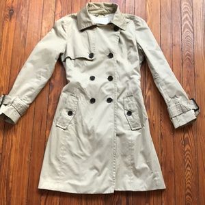 Banana republic trench coat lined
